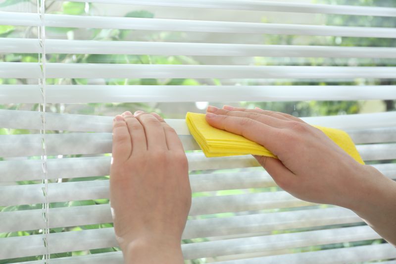 Wood Blinds Cleaning detail